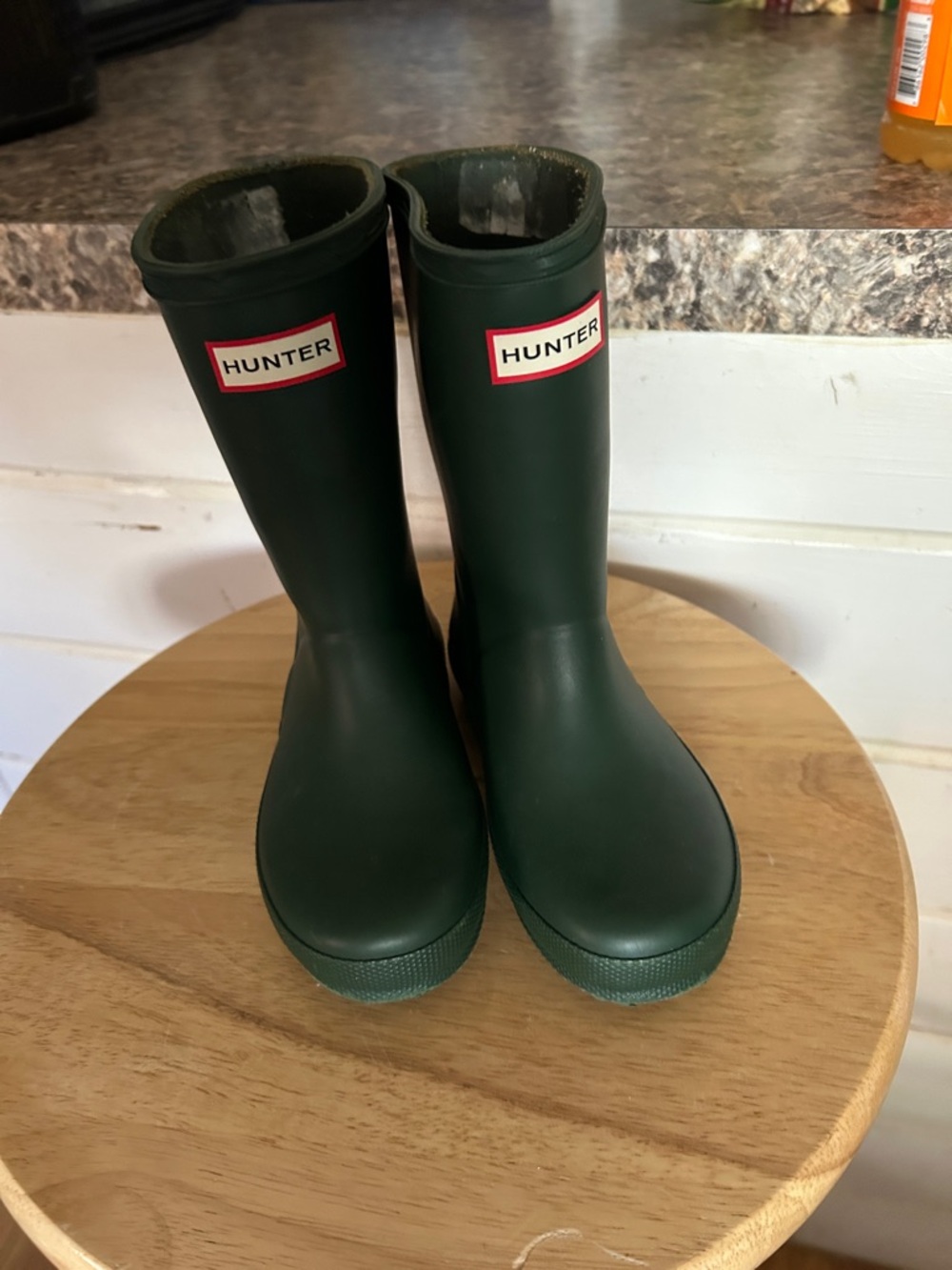 Hunter Dark Green Tall Waterproof Rain Boots